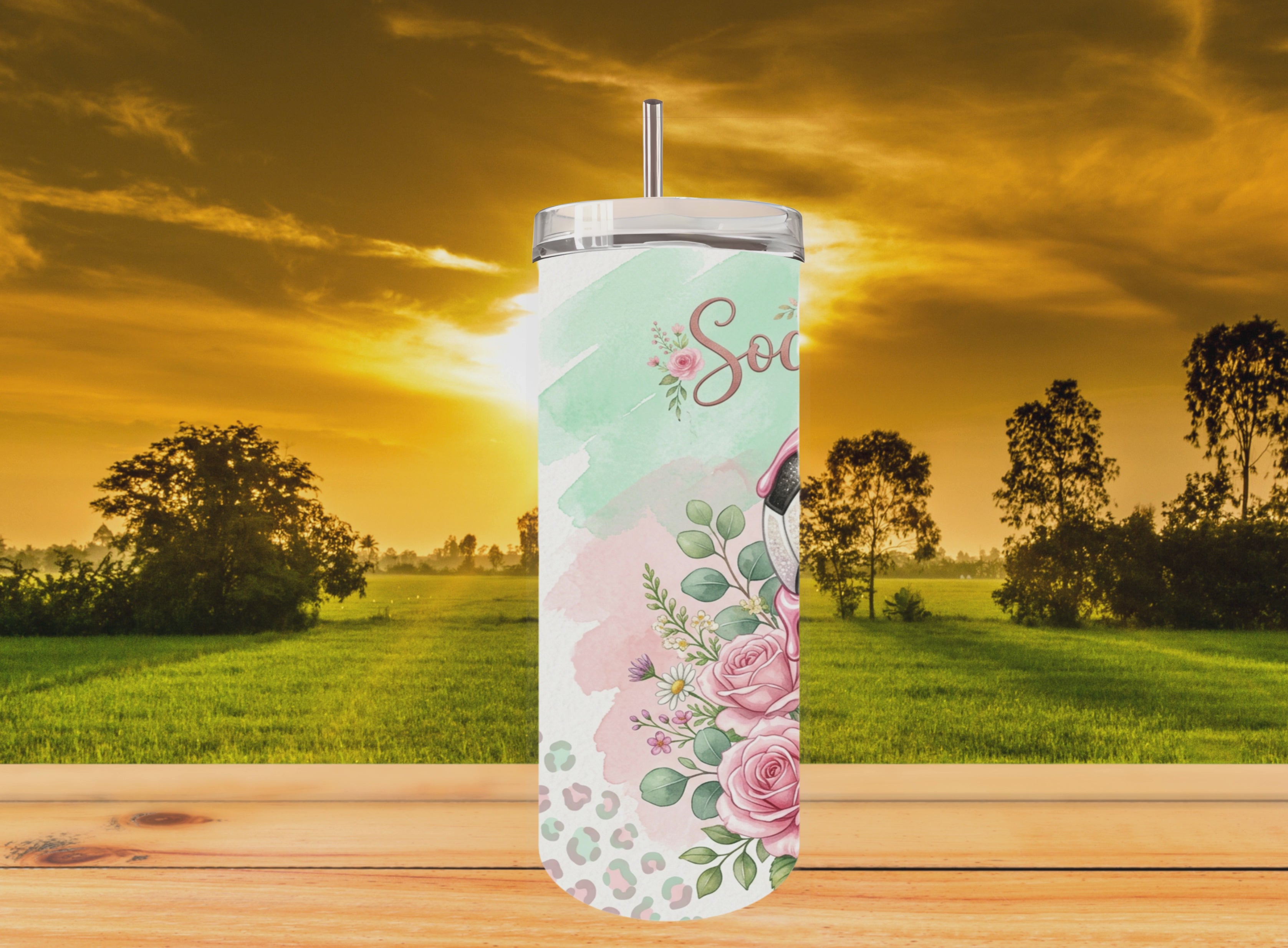 Soccer Mama Ice Cream Cone - Tumbler Digital Download