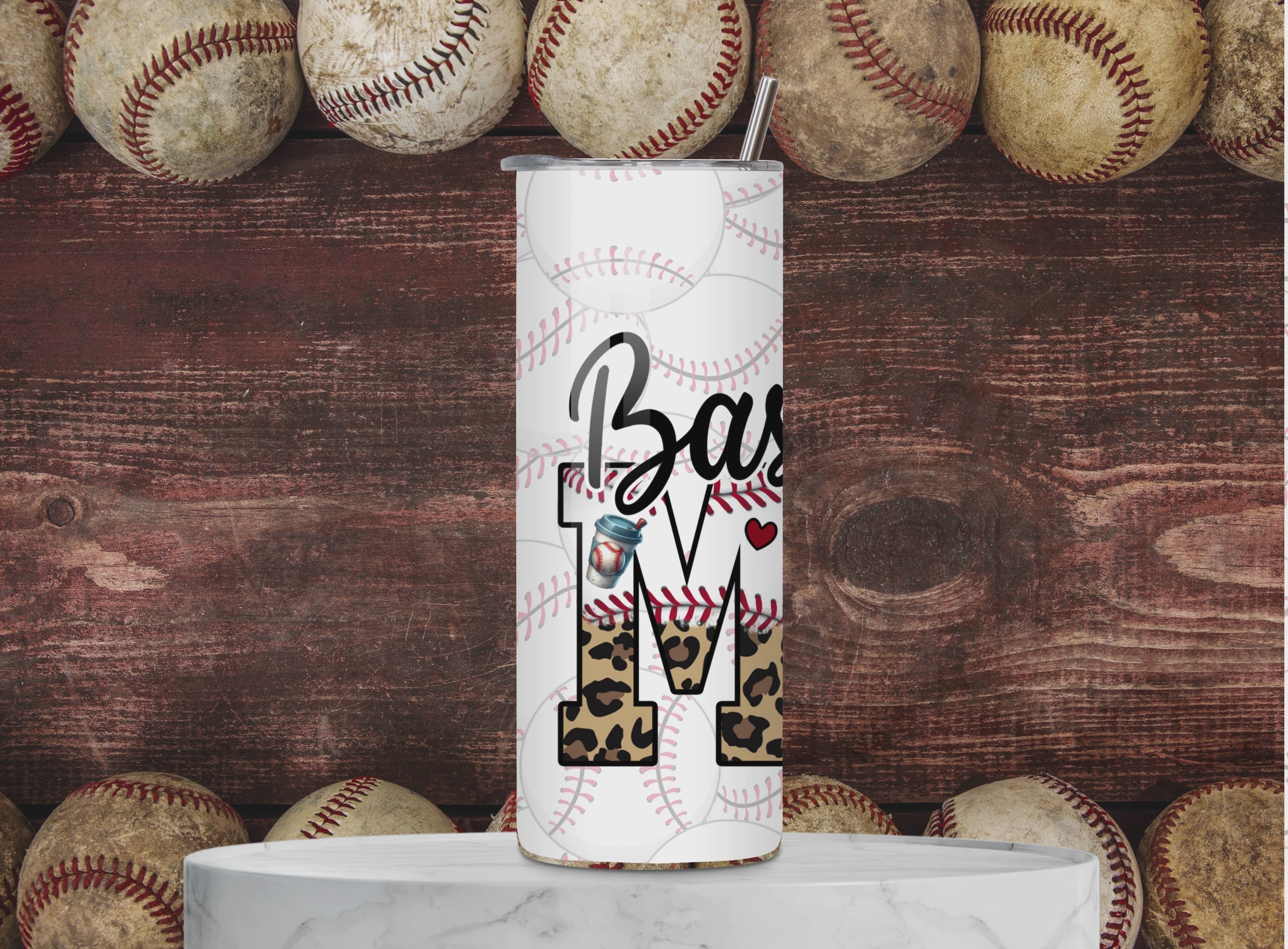 Baseball Mom Tumbler - Digital Download