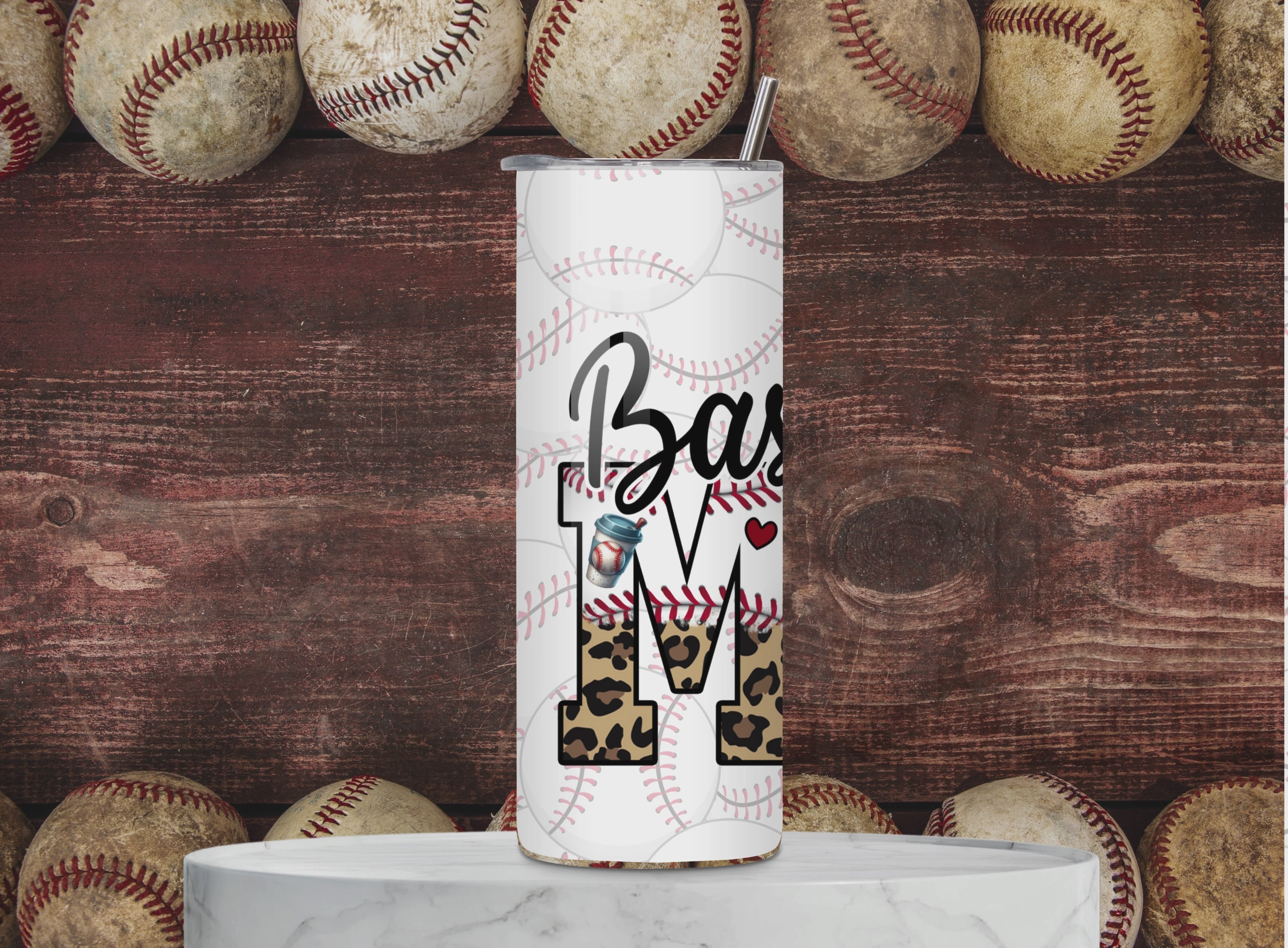 Baseball Mom Tumbler - Tumbler Digital Download