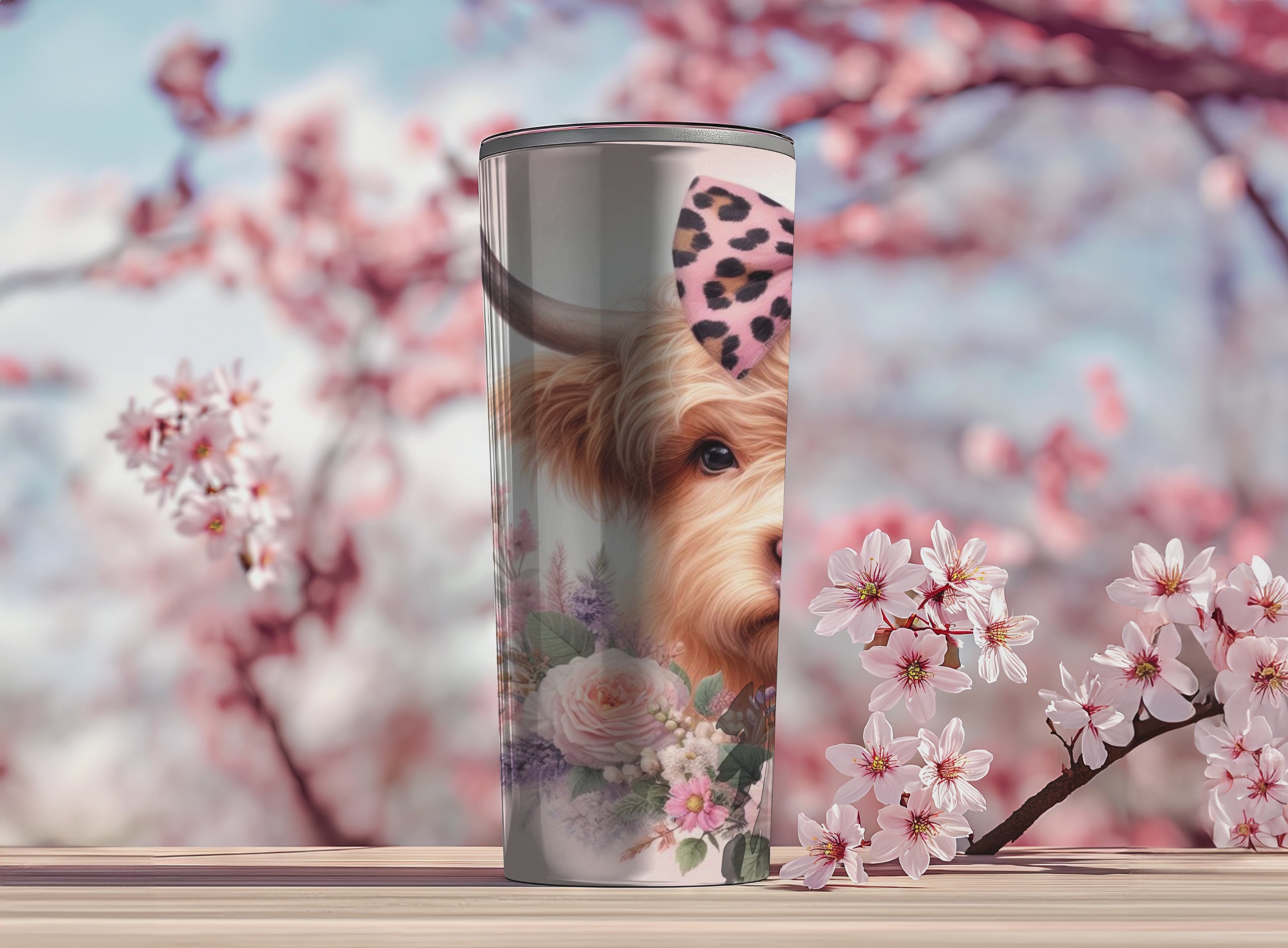 Highland Cow 1 - Tumbler Digital Download