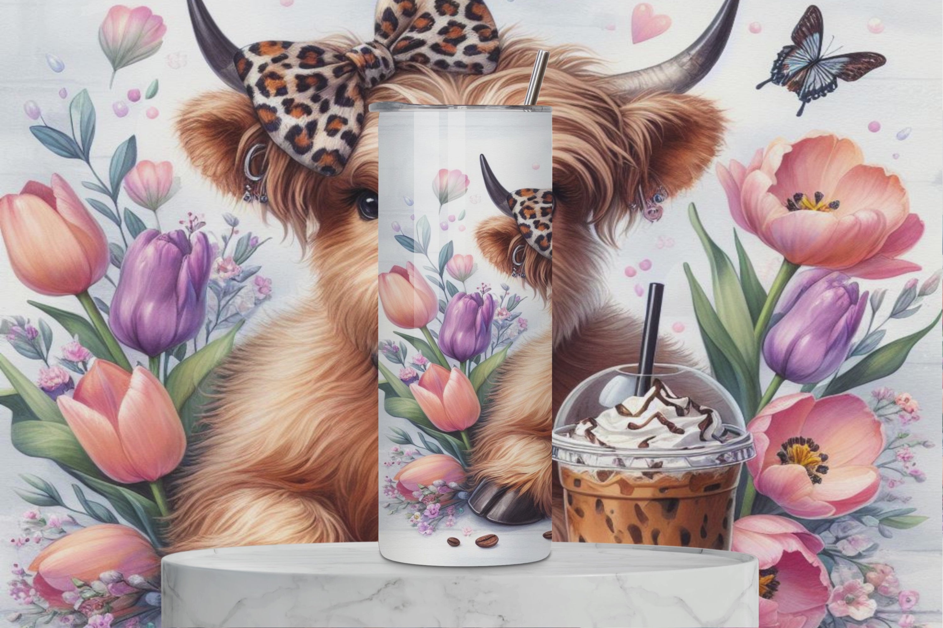 Highland Cow 2- Tumbler Digital Download