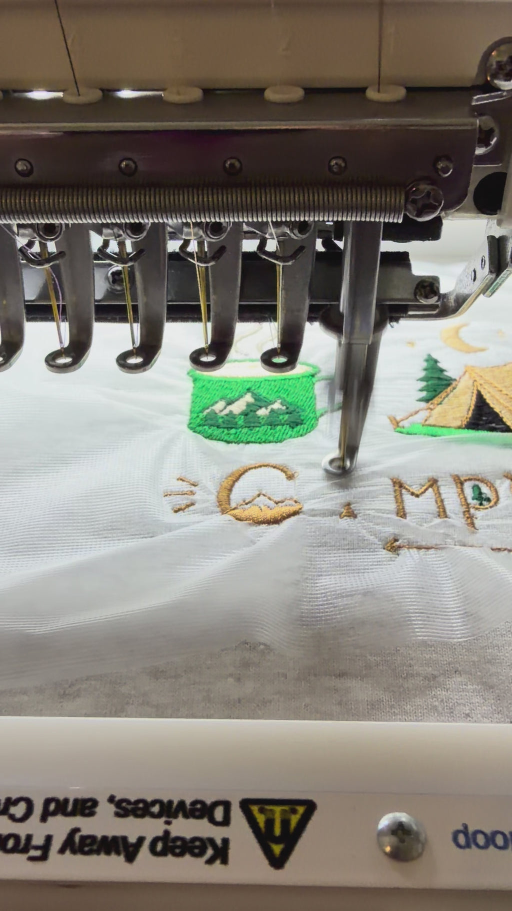 Camping Life - Crewneck Adult Embroidery