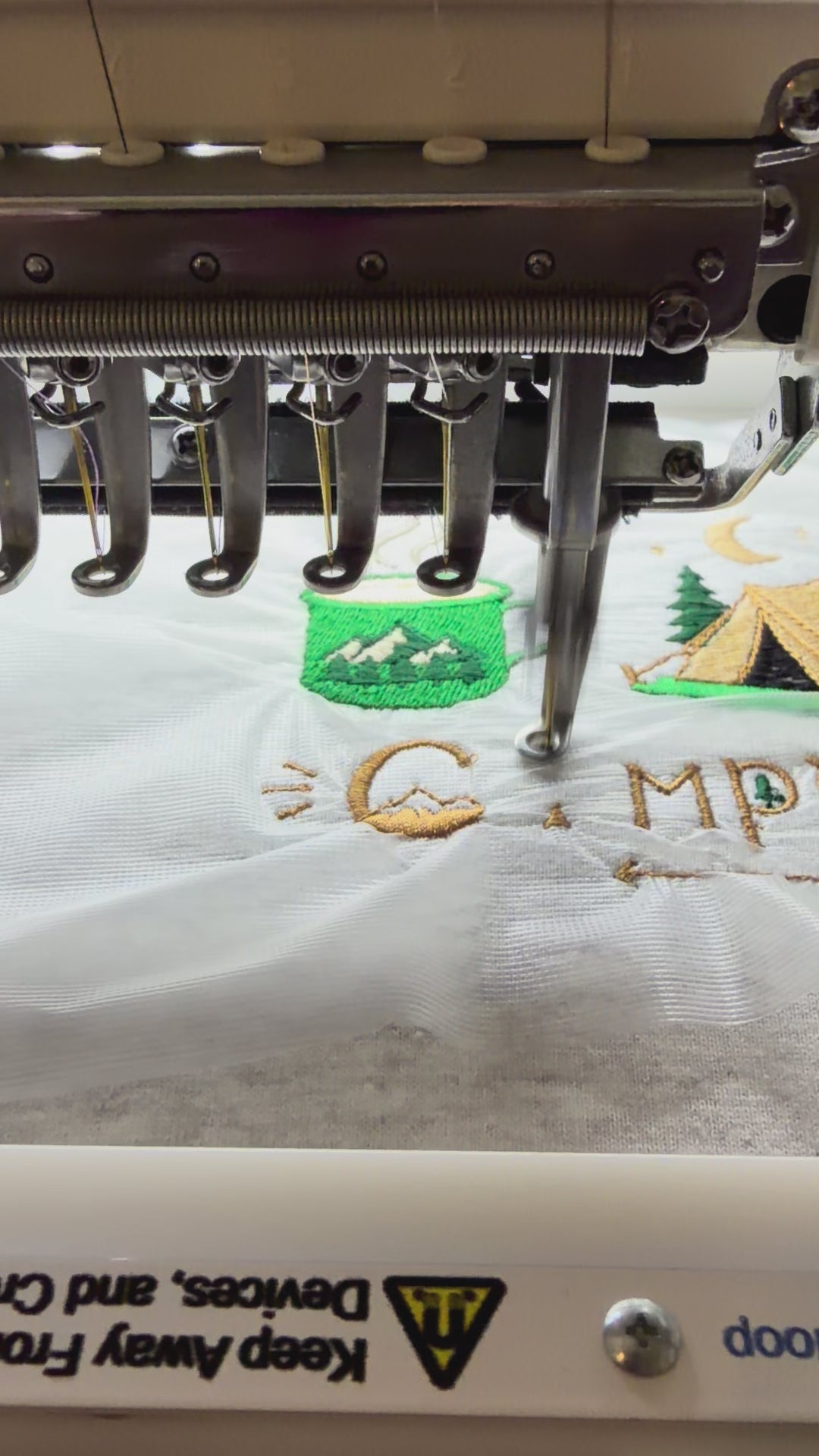 Camping Life - Crewneck Adult Embroidery