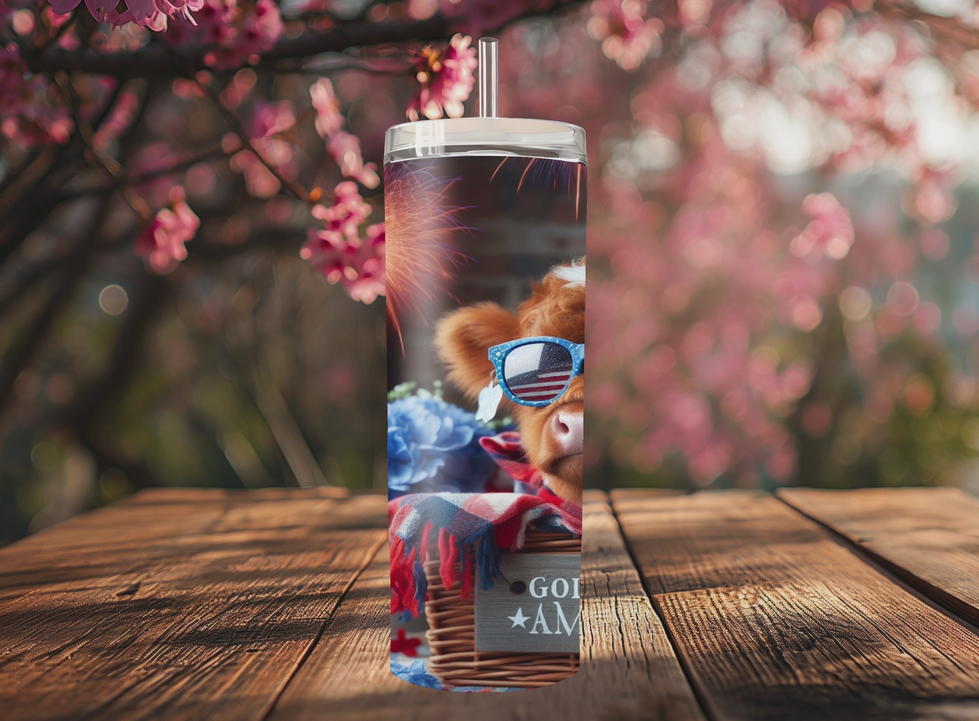 Highland Cow 10 - Tumbler Digital Download