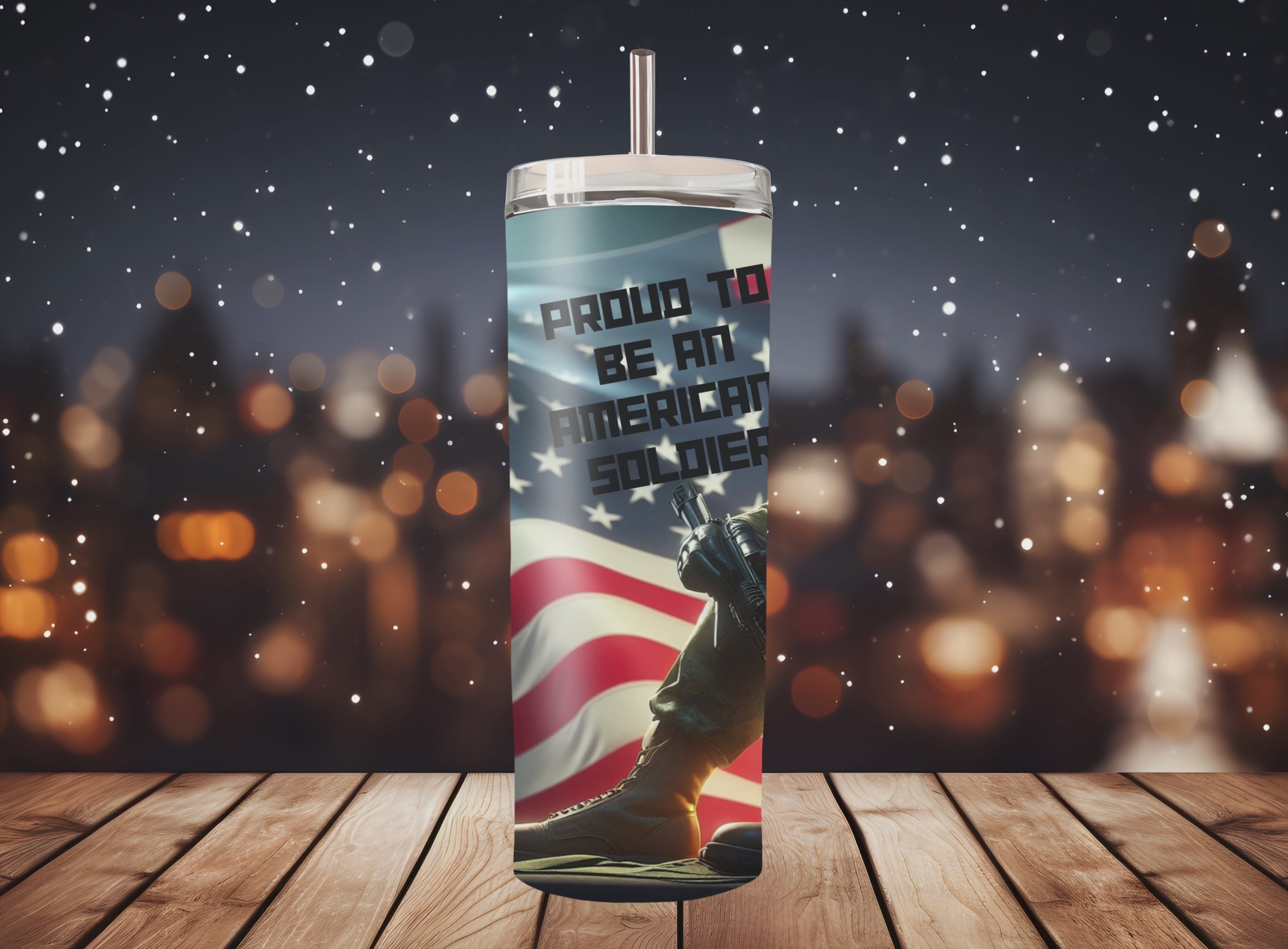 American Soldier Tumbler