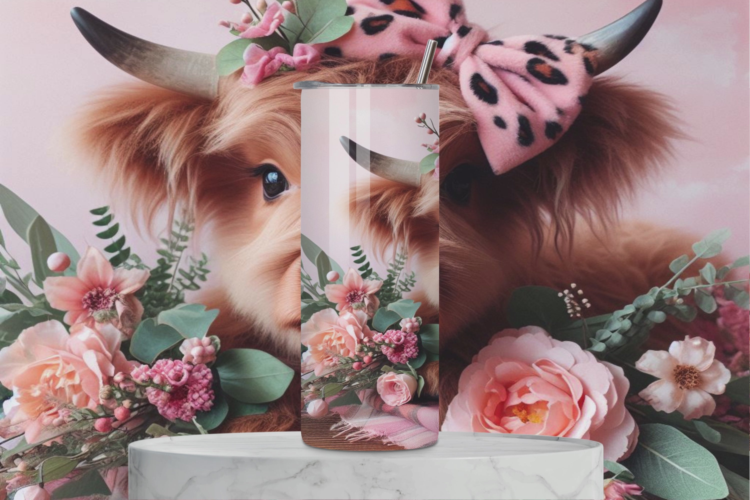 Highland Cow 3 - Tumbler Digital Download