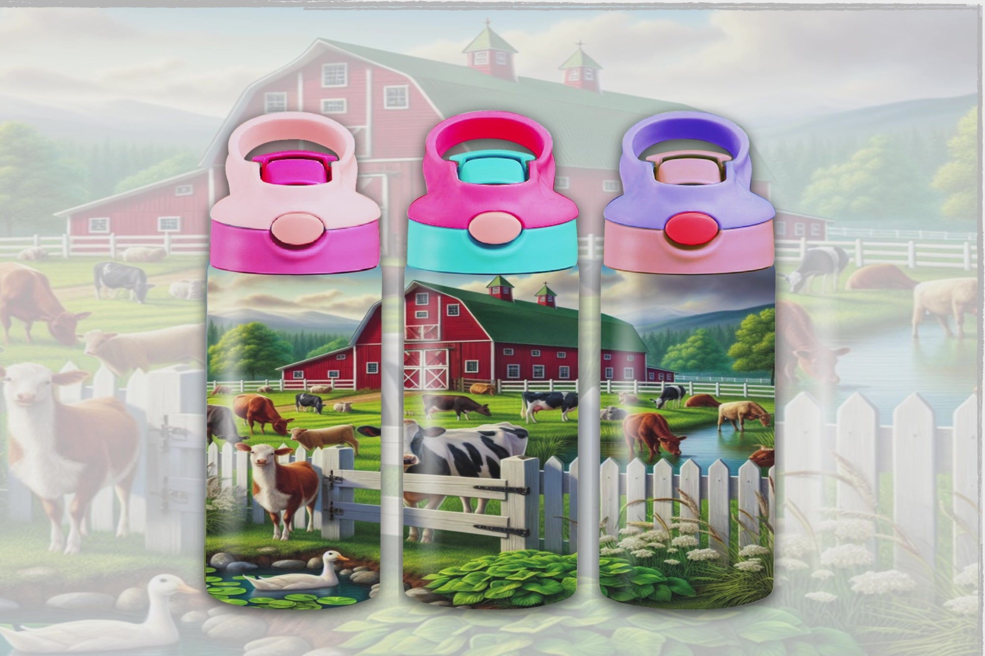 Farm Yard Kids 12oz Sippy - Digital Download