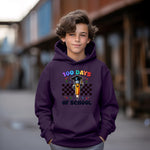 Load image into Gallery viewer, School - 100 Days Of School Pencil Youth Crewneck / Hoodie
