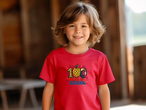 School - 100 Days Of School - Youth T-Shirt