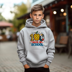 School - 100 Days Of School Youth Crewneck / Hoodie