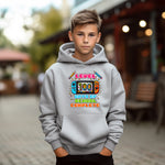 Load image into Gallery viewer, School - Level Up 100 Days Of School Youth Crewneck / Hoodie
