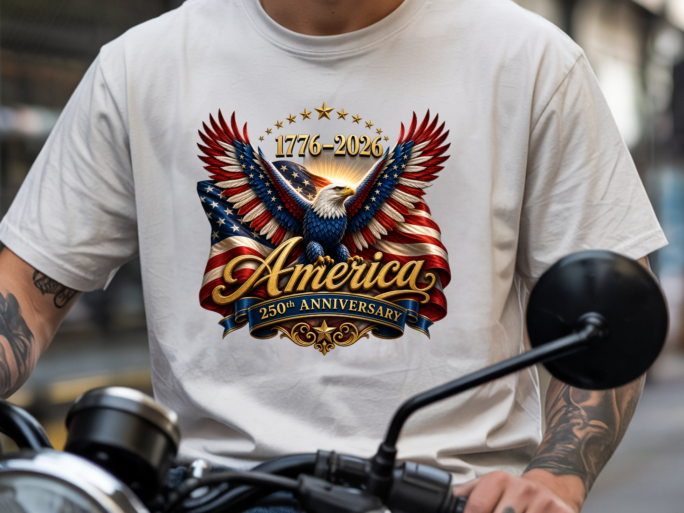 Patriotic 250 Years  - Adult Direct To Film Transfer