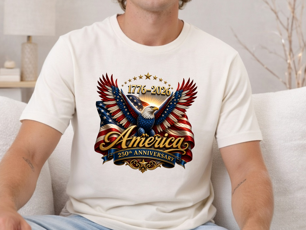 Patriotic 250 Years  - Adult Direct To Film Transfer