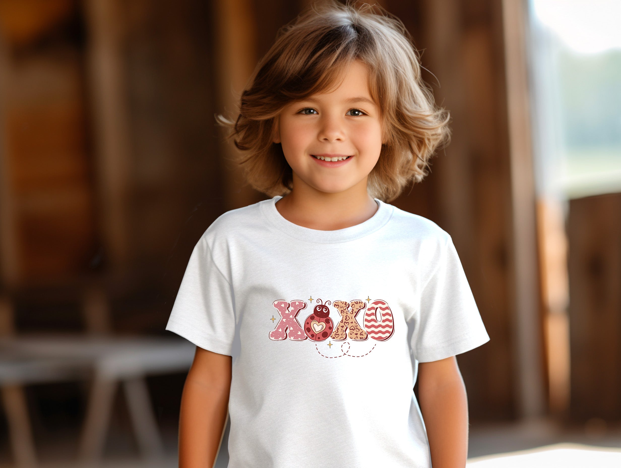 XOXO With Lady Bug - Youth T-Shirt