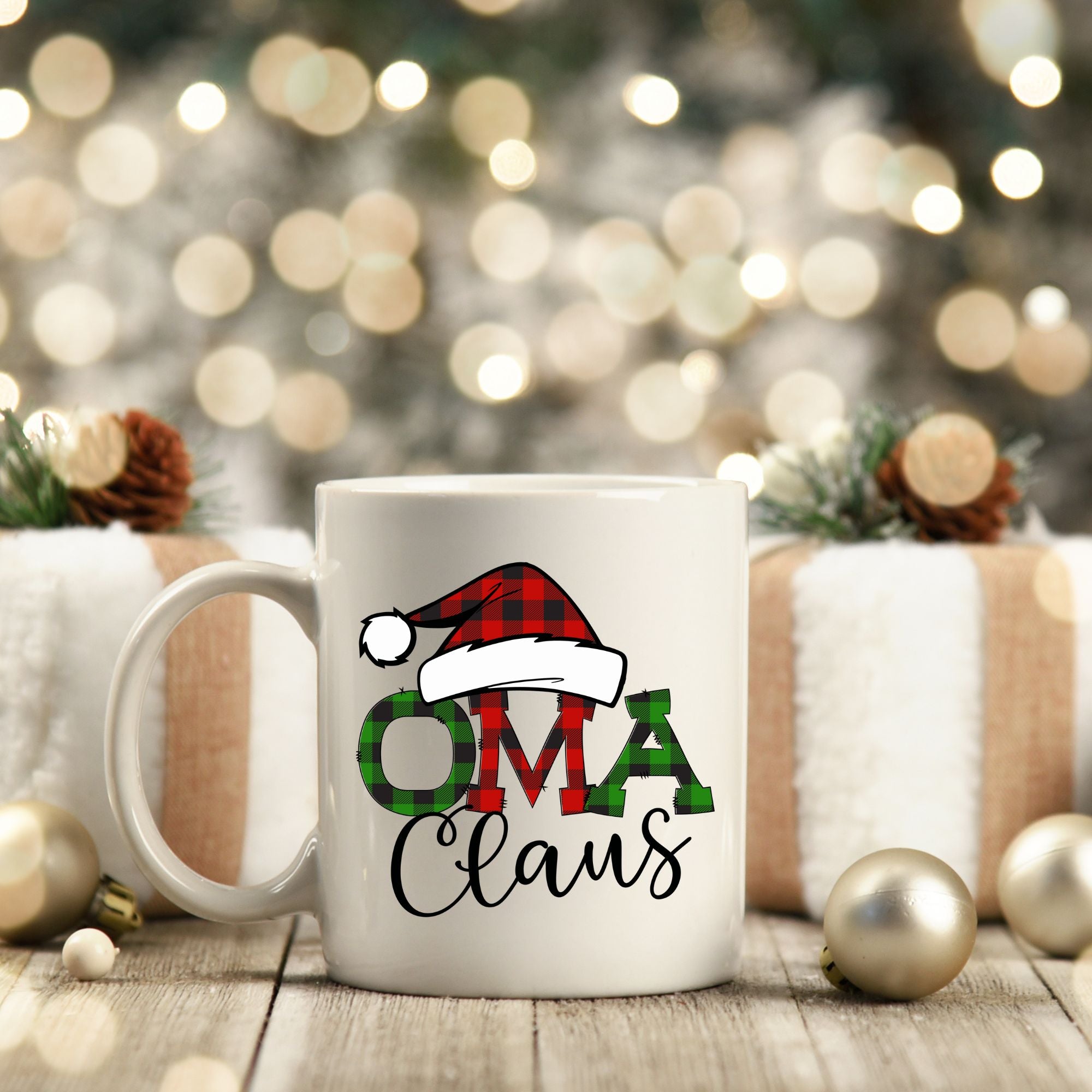 Oma Claus Christmas Mug