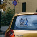 Load image into Gallery viewer, Nobody Fights Alone Colon Cancer Car Decal
