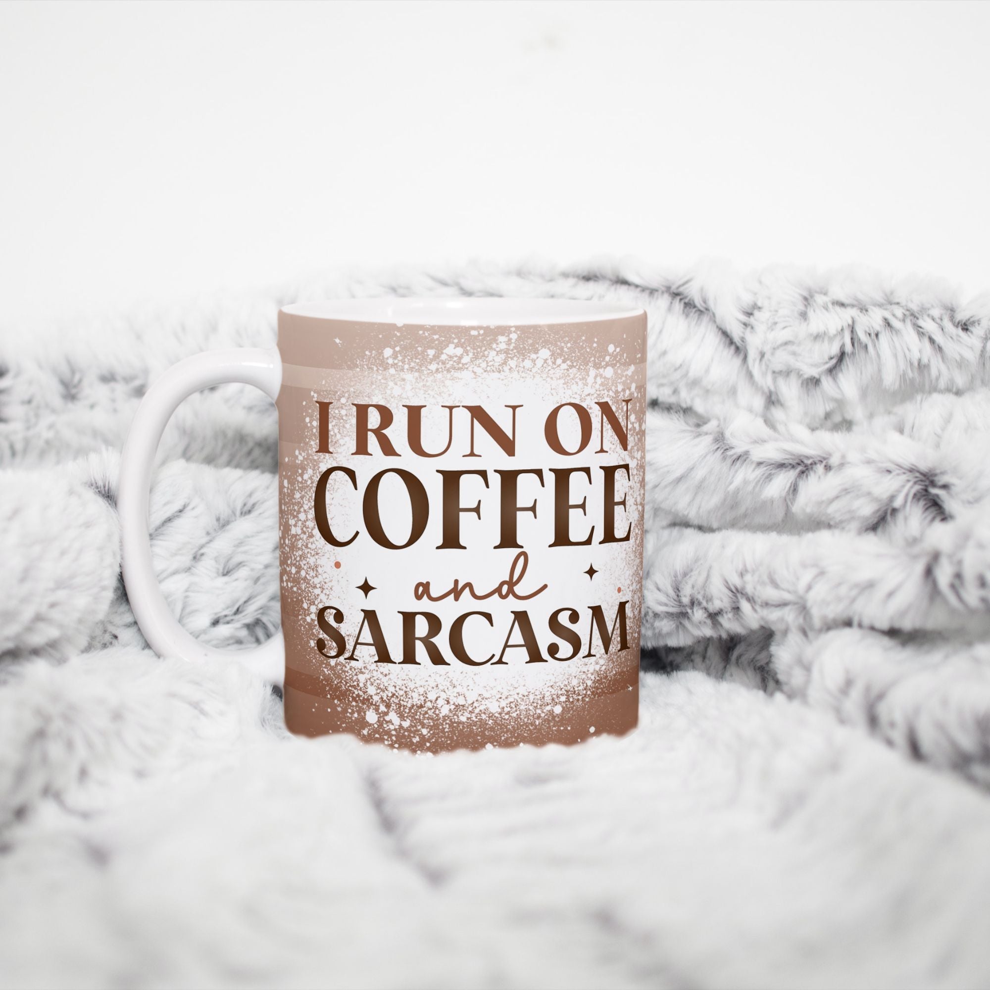 I Run On Coffee And Sarcasm Coffee Mug