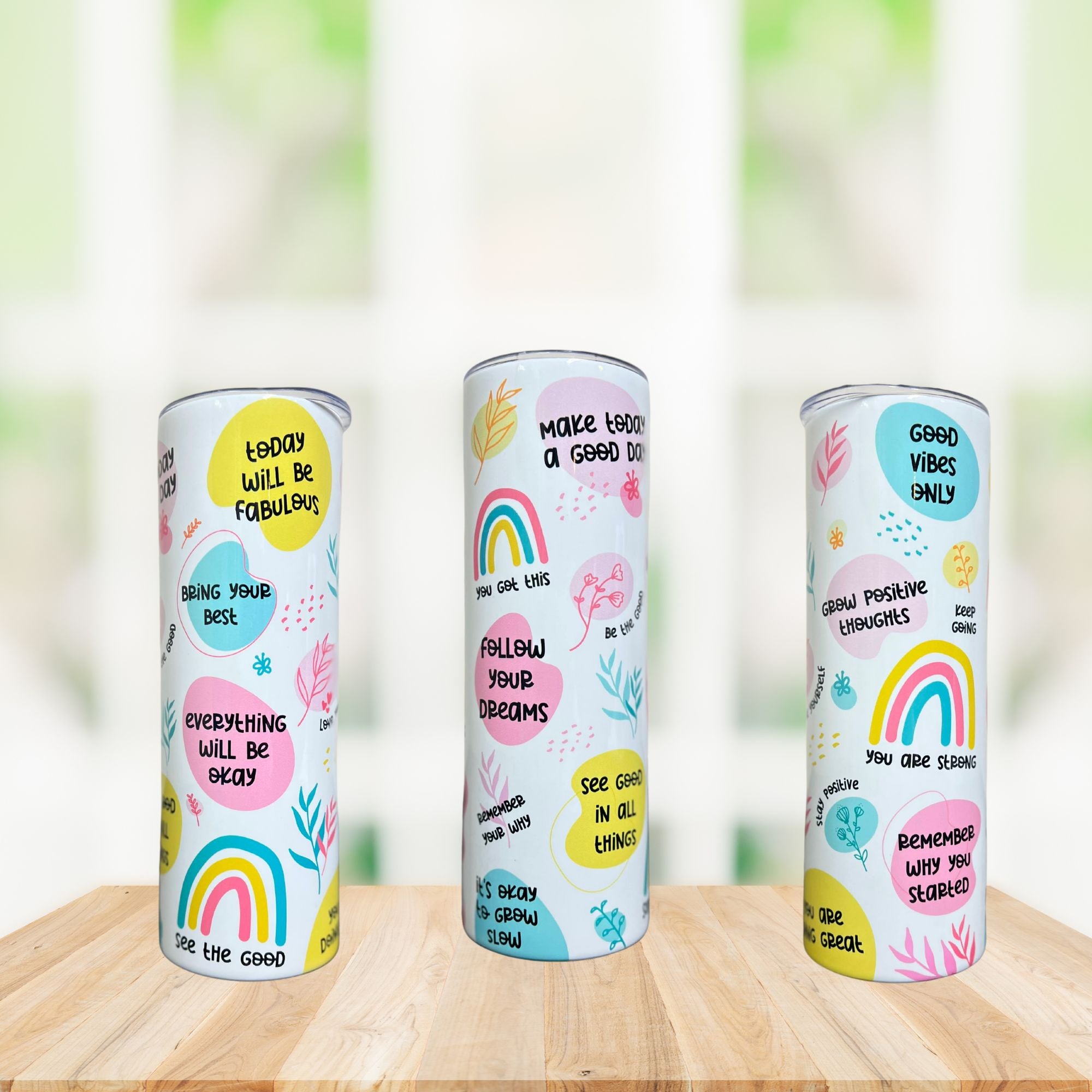 Positive Vibes Tumbler