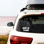 Load image into Gallery viewer, Cat Baby On Board Car Decal
