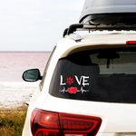 Load image into Gallery viewer, Pet Heart Beat Car Decal
